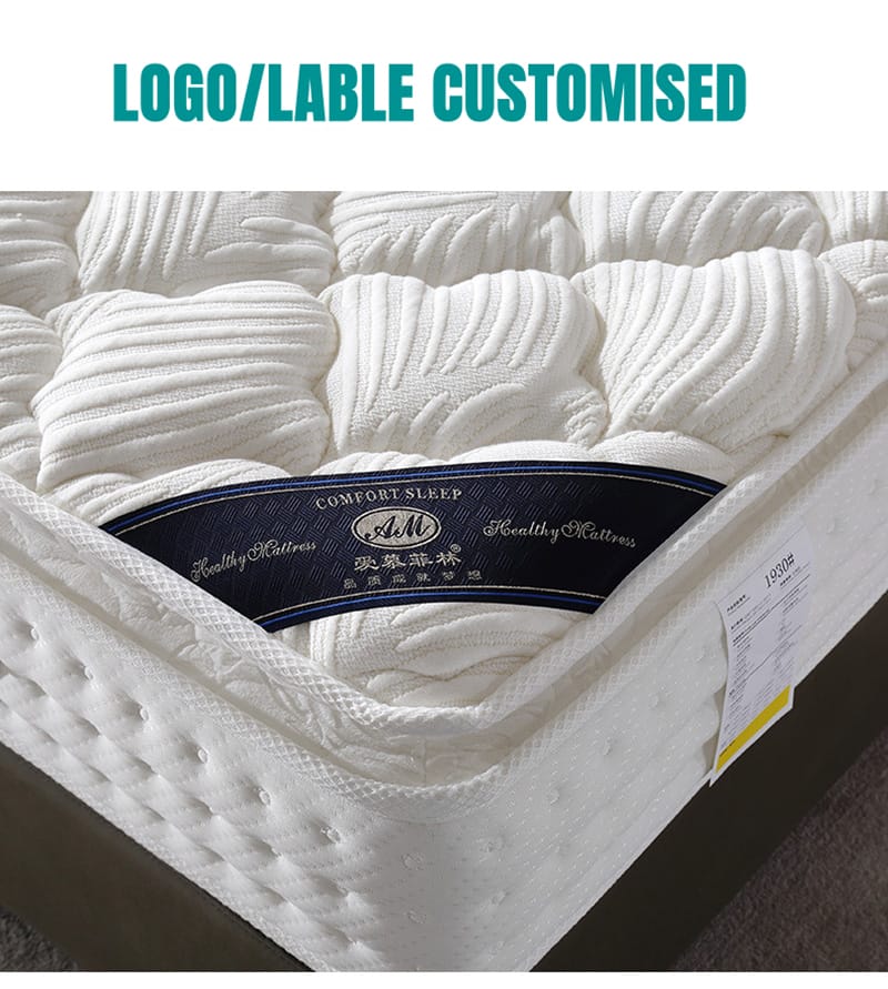 Top Quality Matress Guest Comfortable Matress DERBAL's Natural Latex Mattresses for Resorts and Hote