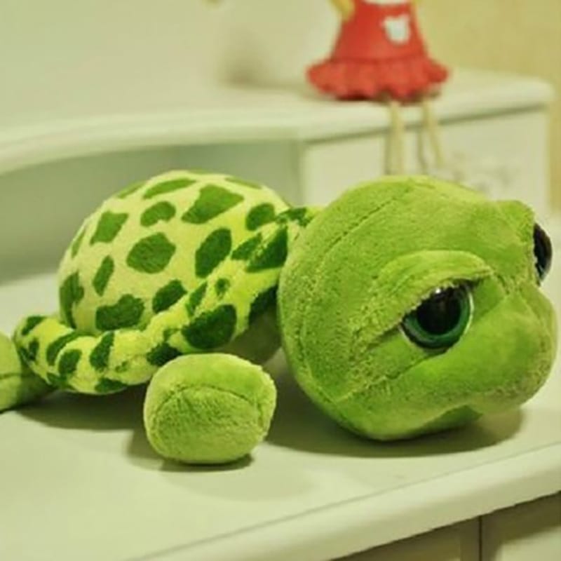 20cm Soft Green Big Eyes Stuffed Tortoise Turtle Animal Plush Doll Toys Baby Kids Toy Gift Home Decor Cute (3)