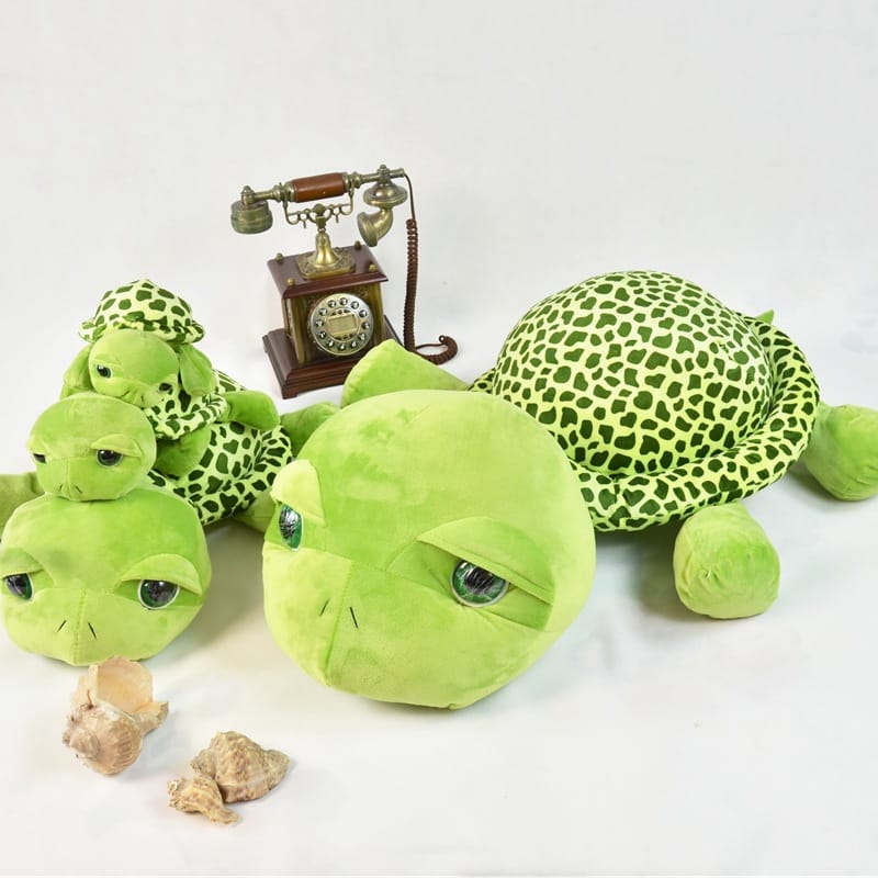 20cm Soft Green Big Eyes Stuffed Tortoise Turtle Animal Plush Doll Toys Baby Kids Toy Gift Home Decor Cute (4)
