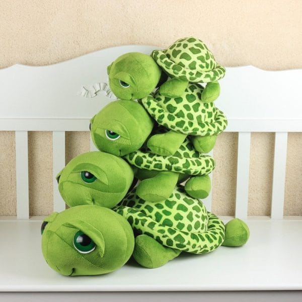 20cm Soft Green Big Eyes Stuffed Tortoise Turtle Animal Plush Doll Toys Baby Kids Toy Gift Home Decor Cute (5)