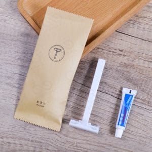 Biodegradable Eco Friendly Guest Bathroom Hotel Toiletries Luxury Set Disposable Hotel Amenities
