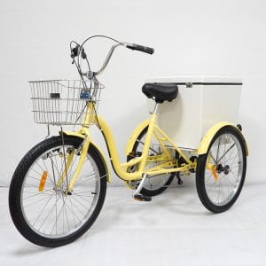 DERBAL Beach Resort Housekeeping Tricycle - Efficient and Durable Solution for Sea Beach (3)