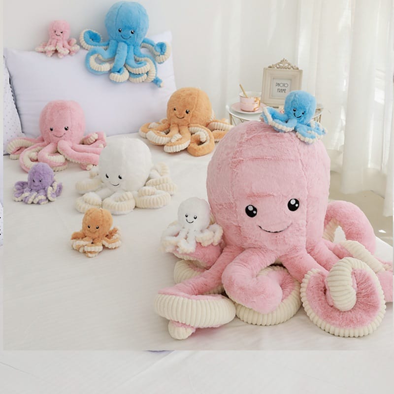 DERBAL Octopus Stuffed Toy Animals Octopus Soft Plush Toy (2)