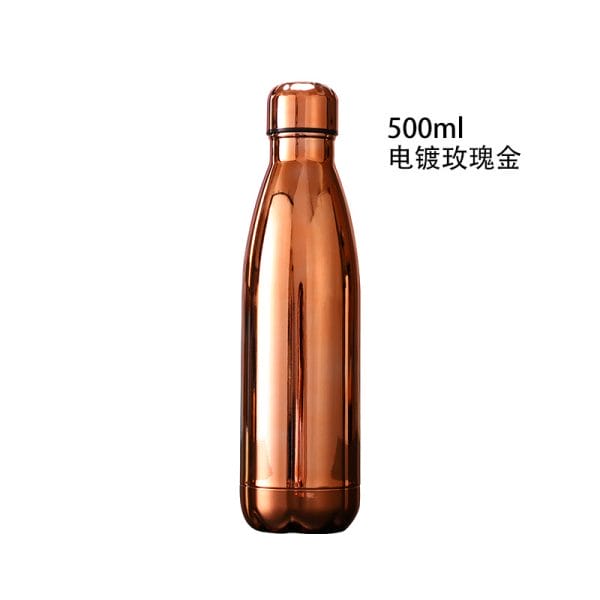 DERBAL Stainless Steel 304 Water Bottle - Durable and Customizable for Outdoor Sports and Travel