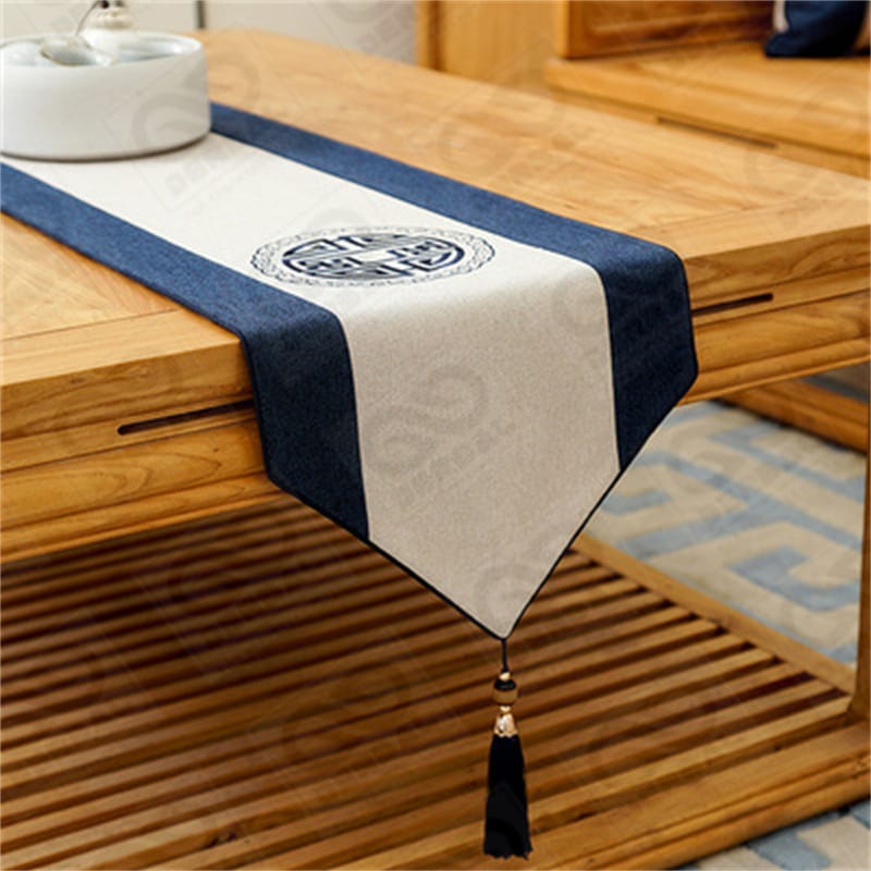 DERBAL's Table Flag Tea Flag Cotton Linen Classical Table Mats