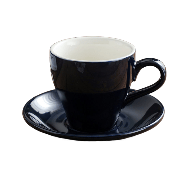 280ml Colourful Cappuccino Espresso Cups Porcelain Coffee Mug Saucer Set Ceramic Tea Cups