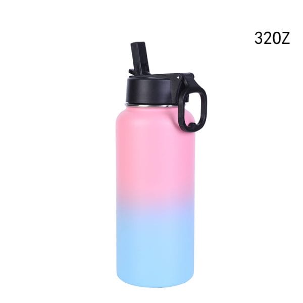 Customized 32oz 40oz Vaccum Insulated Thermo Wide Mouth Sports Drink Bottle 40 OZ Flask Double Wall Stainless Steel Water Bottles
