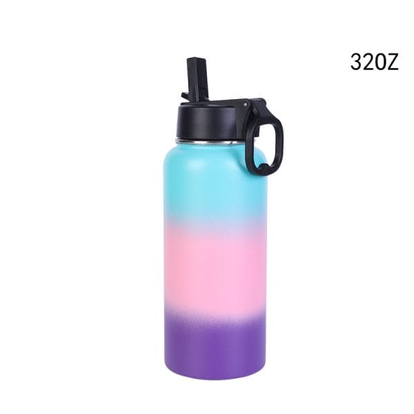 Customized 32oz 40oz Vaccum Insulated Thermo Wide Mouth Sports Drink Bottle 40 OZ Flask Double Wall Stainless Steel Water Bottles