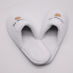 Hotel Amenities Slipper Personalized White Disposable Hotel Slippers,High Quality HotelSpa Slipper