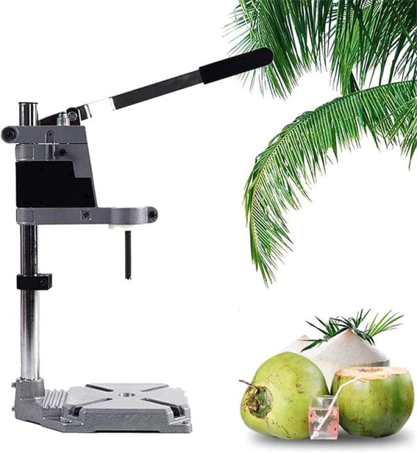 Manual Coconut Hole Opening Machine, Coconut Opener Tool Hand Press Driller Opener, Green Coconut Punch