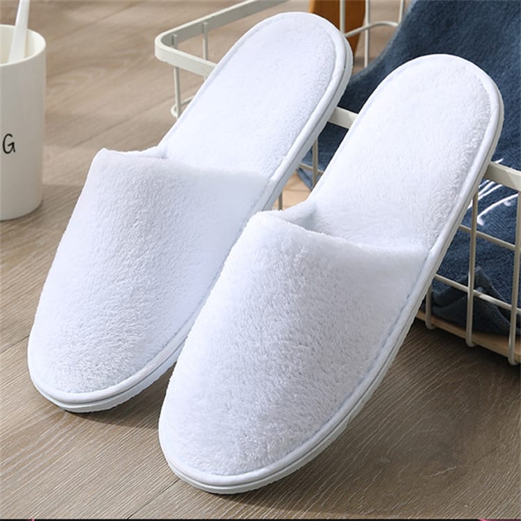 Hotel Luxury Slipper Wholesale Low price cotton velvet hotel slipper soft personalized slippers disposable