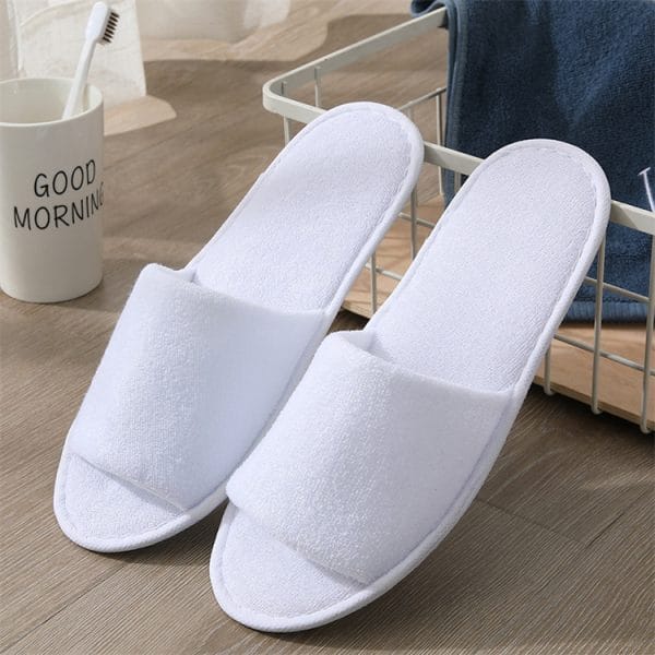 Hotel Luxury Slipper Wholesale Low price cotton velvet hotel slipper soft personalized slippers disposable