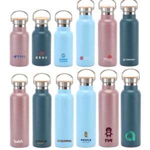 Vaccum Insulated Thermo Wide Mouth Sports Drink Bottle Flask Double Wall Stainless Steel Water Bottles