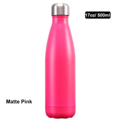  Vacuum Bottle Insulated Leak Proof Wide Mouth Sus 304 Stainless Steel Water Bottle