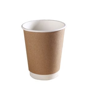 Wholesale Printing 8oz 12oz 16oz Double Wall Disposable Paper Cups customized hot coffee paper cup with sleeves and lid