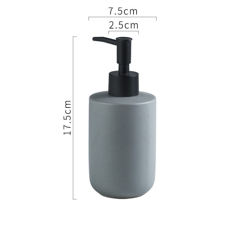Bathroom Soap Dispenser Ceramic Shower Pump Bottle 300ML Luxury Shampoo procelain Foam Dispenser Bottle