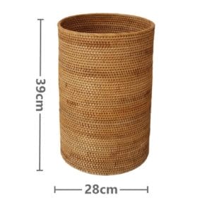 Best Selling Rattan Basket with Lid Organizer Rattan Laundry Basket Picnic Basket Storage Boxes & Bins