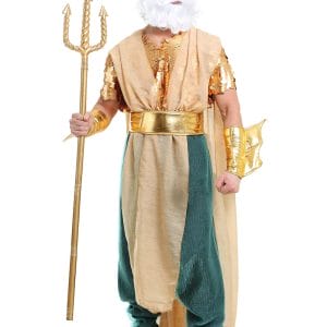 Halloween New Couple Sea King Ancient Egyptian Cleopatra Pharaoh Costume Queen Performance Costume