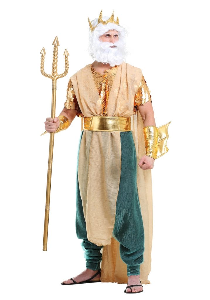 Halloween New Couple Sea King Ancient Egyptian Cleopatra Pharaoh Costume Queen Performance Costume