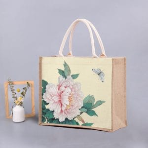 Handheld Linen Bag - The Ultimate Beach Jute Shopping Bag for Hotels and Resorts