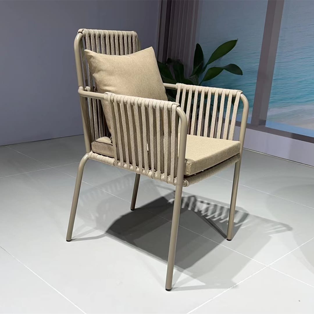 Hotel Outdoor Aluminum Alloy Dining Chairs