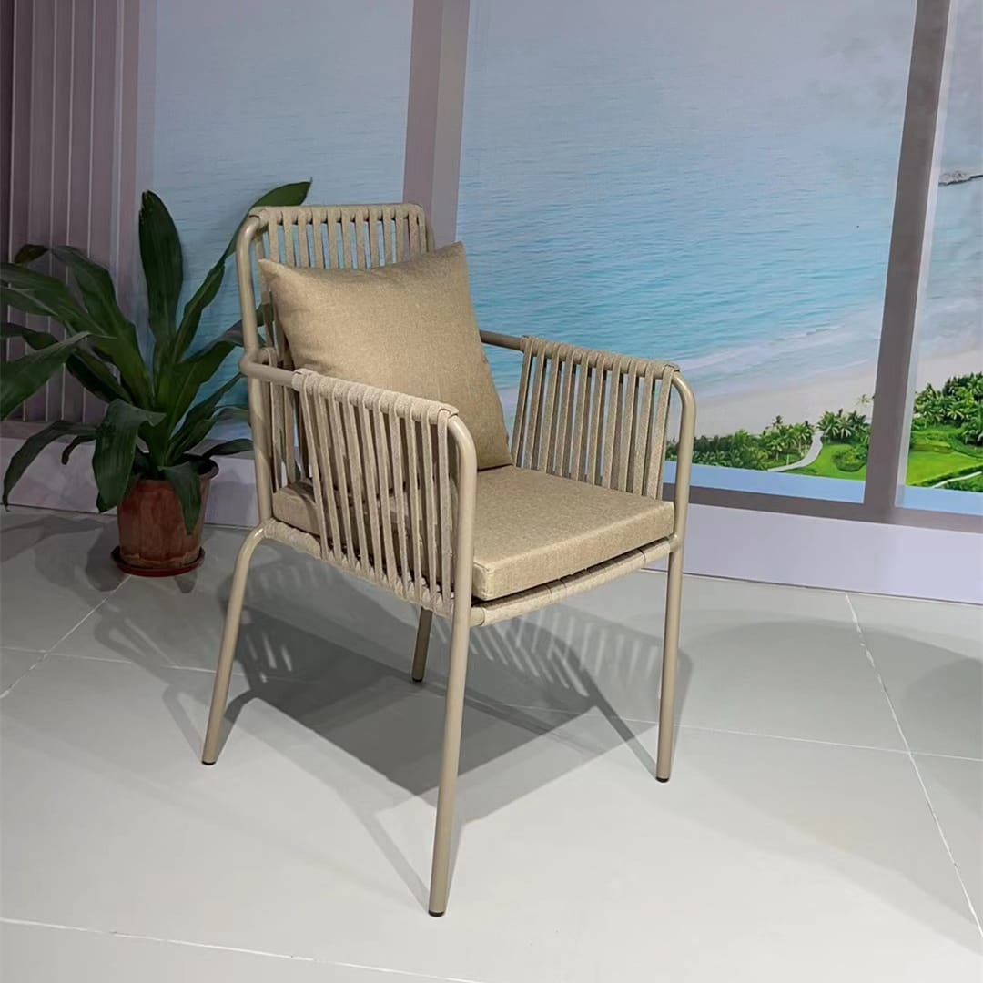 Hotel Outdoor Aluminum Alloy Dining Chairs