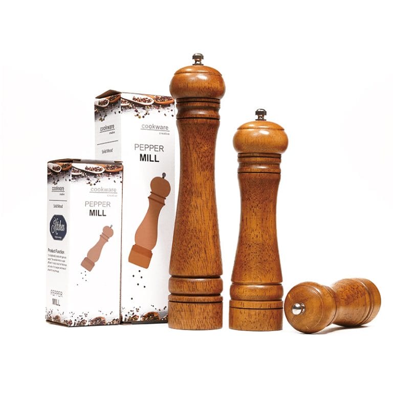 Pepper Grinder Oak Salt Grinder Manual Pepper Salt Grinder DERBAL