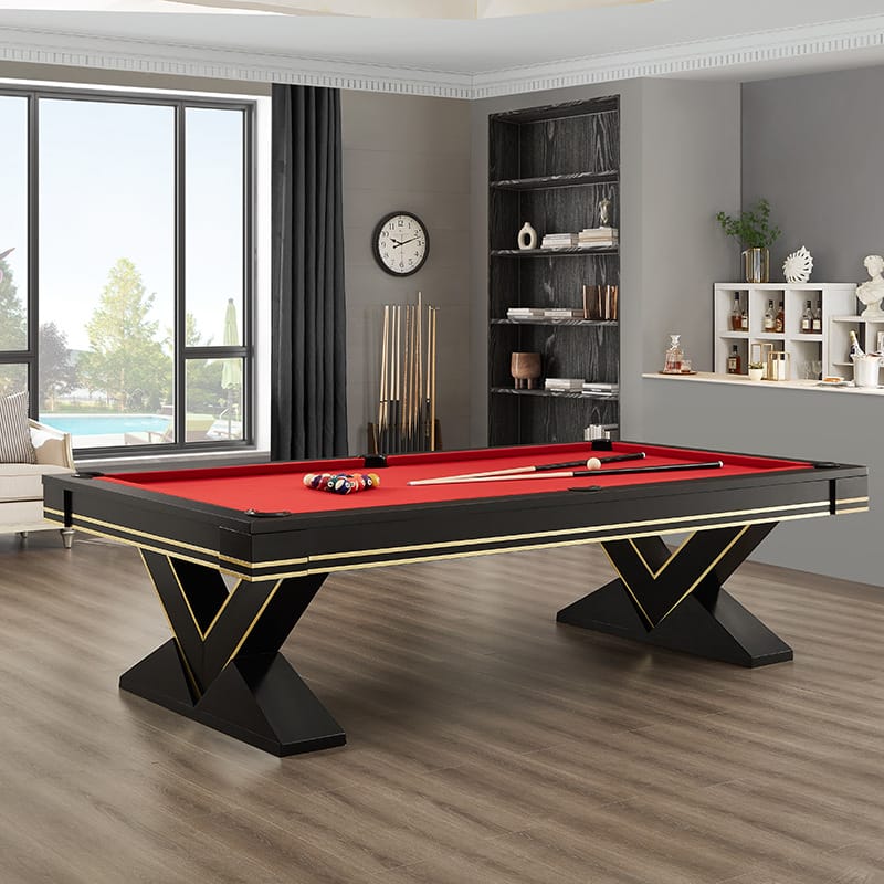 Villa Billiards Table Standard Commercial Multi functional Solid Wood Billiards Table