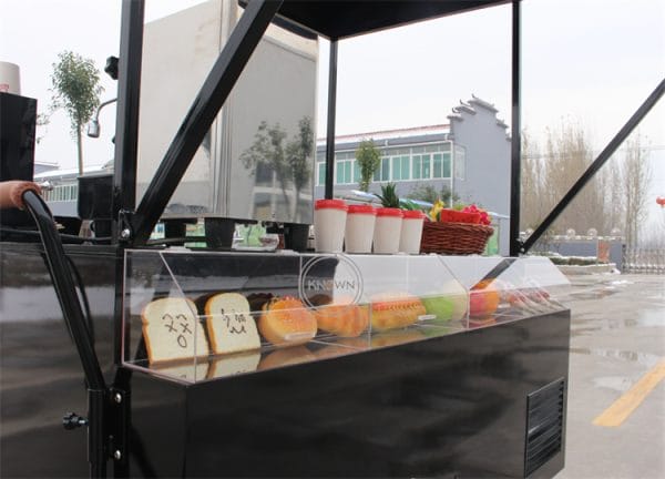 Electric Mobile Coffee Bike for Sale CE approved Food Tricycle Customized Commercial Hot Dog Vending Cart