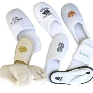 Branded Hotel Slippers Disposable Resort Slippers