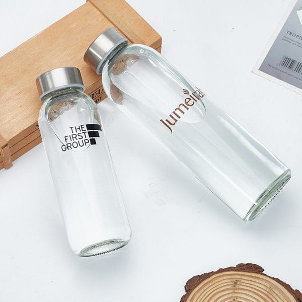 Hotel Glass Water Bottle
