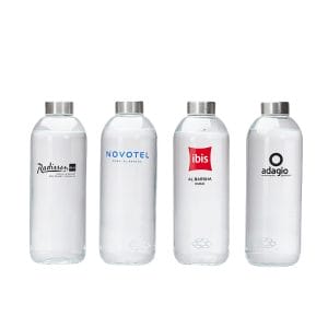 Hotel Glass Water Bottle