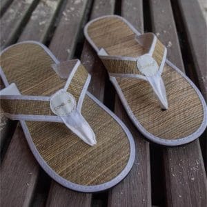 Bamboo Flip Flop Summer Beach Sandals