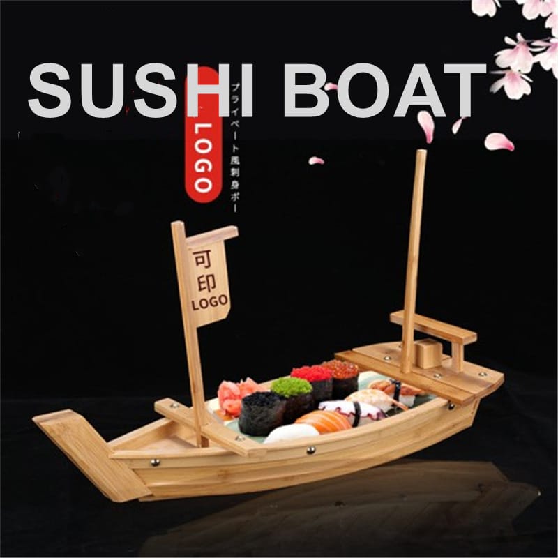 Natural Bamboo Small Sushi Boat