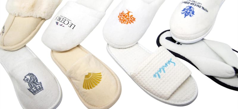 Branded Hotel Slippers Disposable Resort Slippers