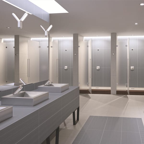 showerroom for Fitness Centers and Gyms