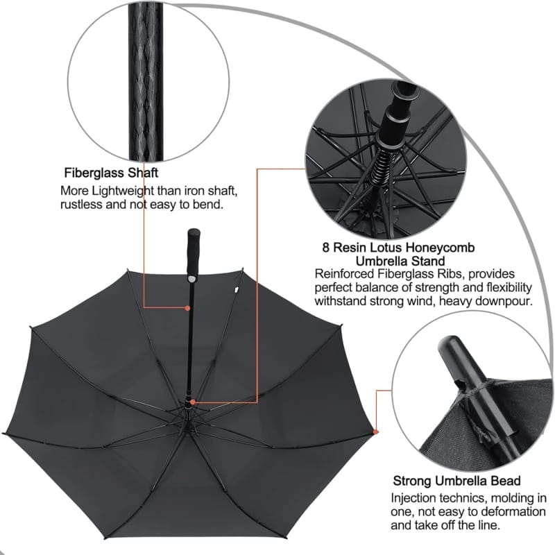 30 Inch Automatic Open Golf Umbrella