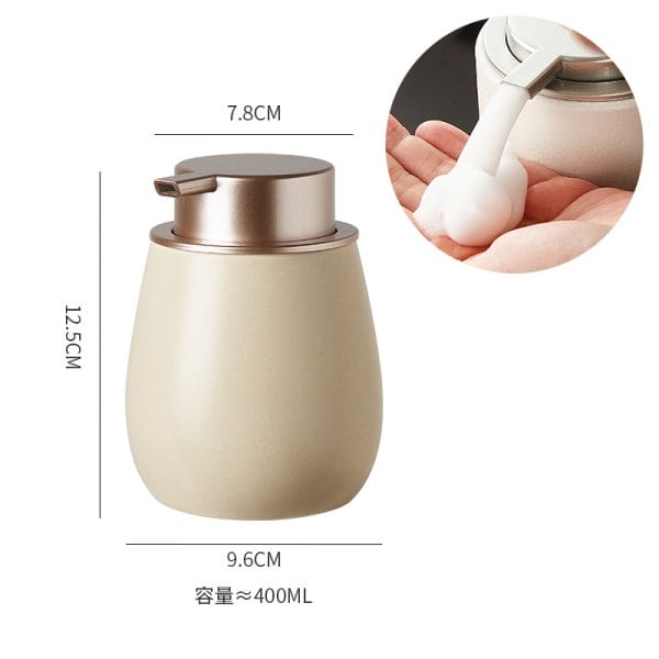 Hotel Bathroom Soap Dispenser Ceramic Dispenser Bottle