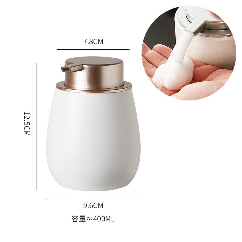 Hotel Bathroom Soap Dispenser Ceramic Dispenser Bottle