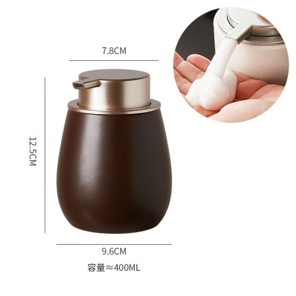 Hotel Bathroom Soap Dispenser Ceramic Dispenser Bottle