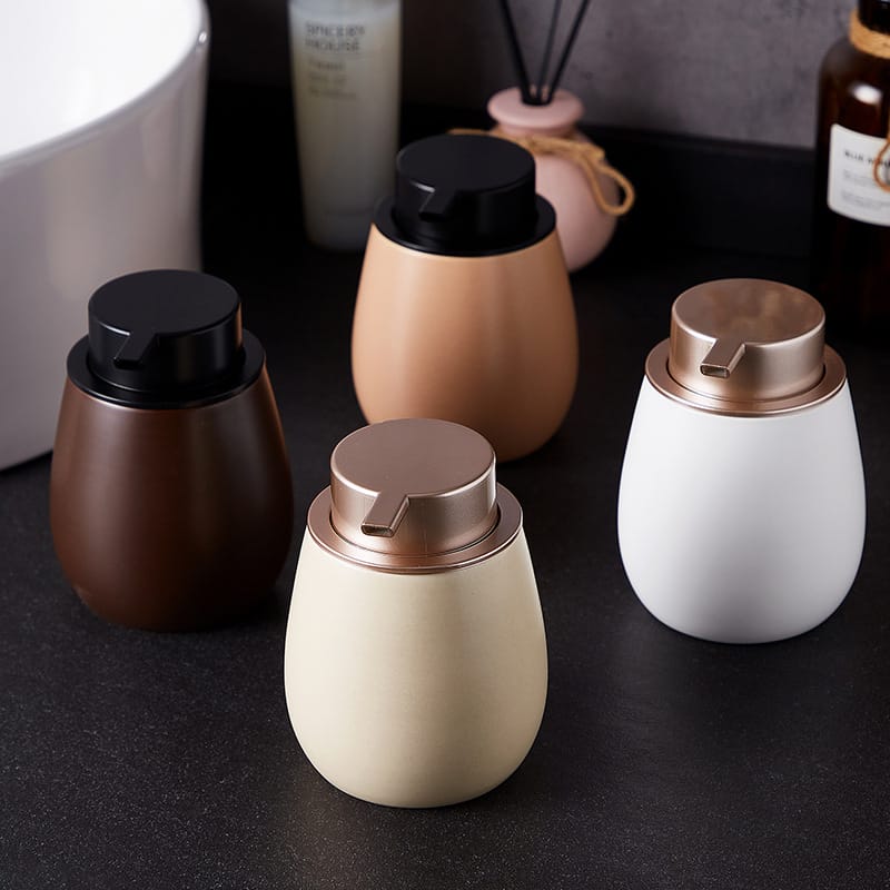 Hotel Bathroom Soap Dispenser Ceramic Dispenser Bottle