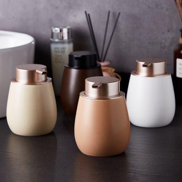 Hotel Bathroom Soap Dispenser Ceramic Dispenser Bottle