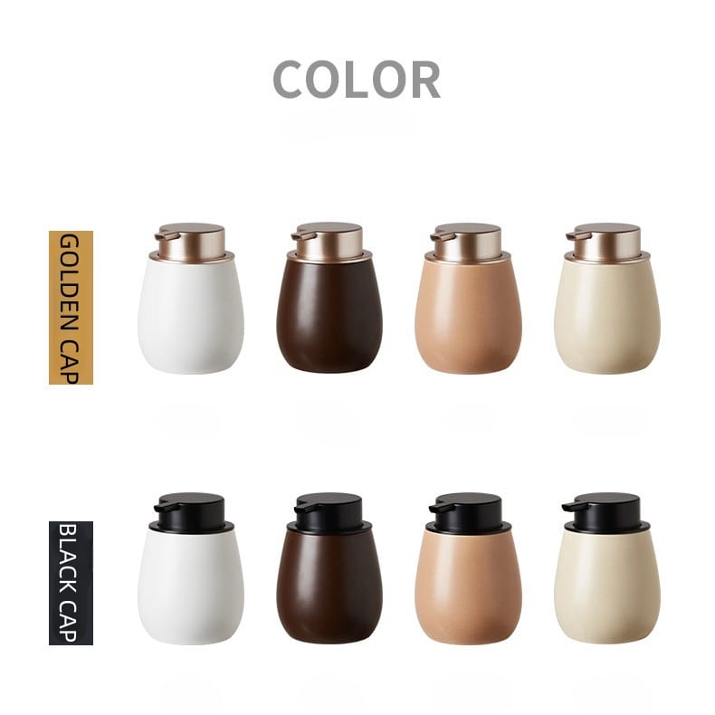 Hotel Bathroom Soap Dispenser Ceramic Dispenser Bottle