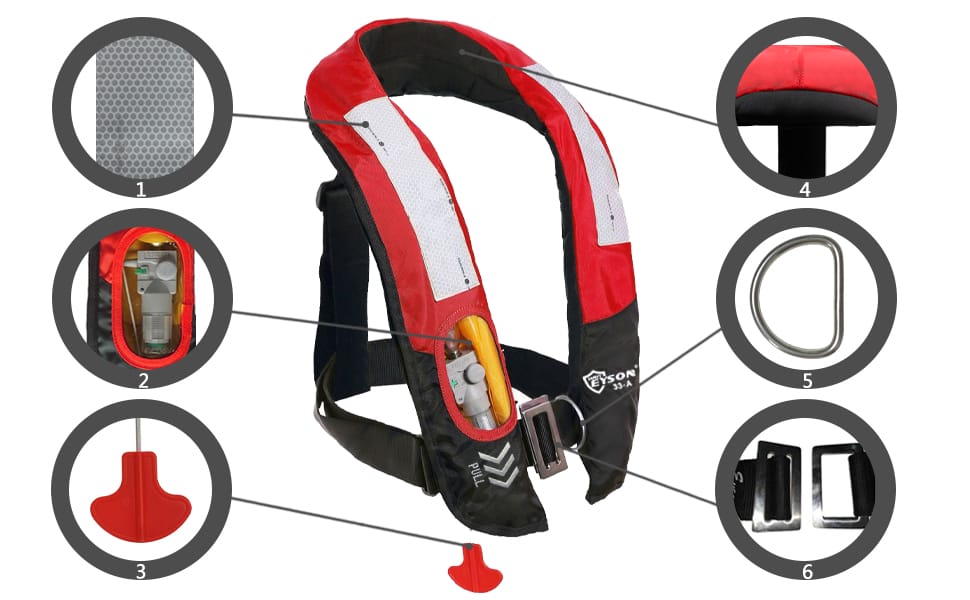 Eyson Inflatable Life Jacket Life Vest