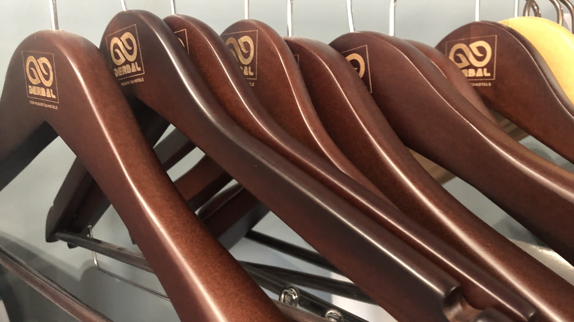 Derbal Wooden Hangers for luxury Hotels