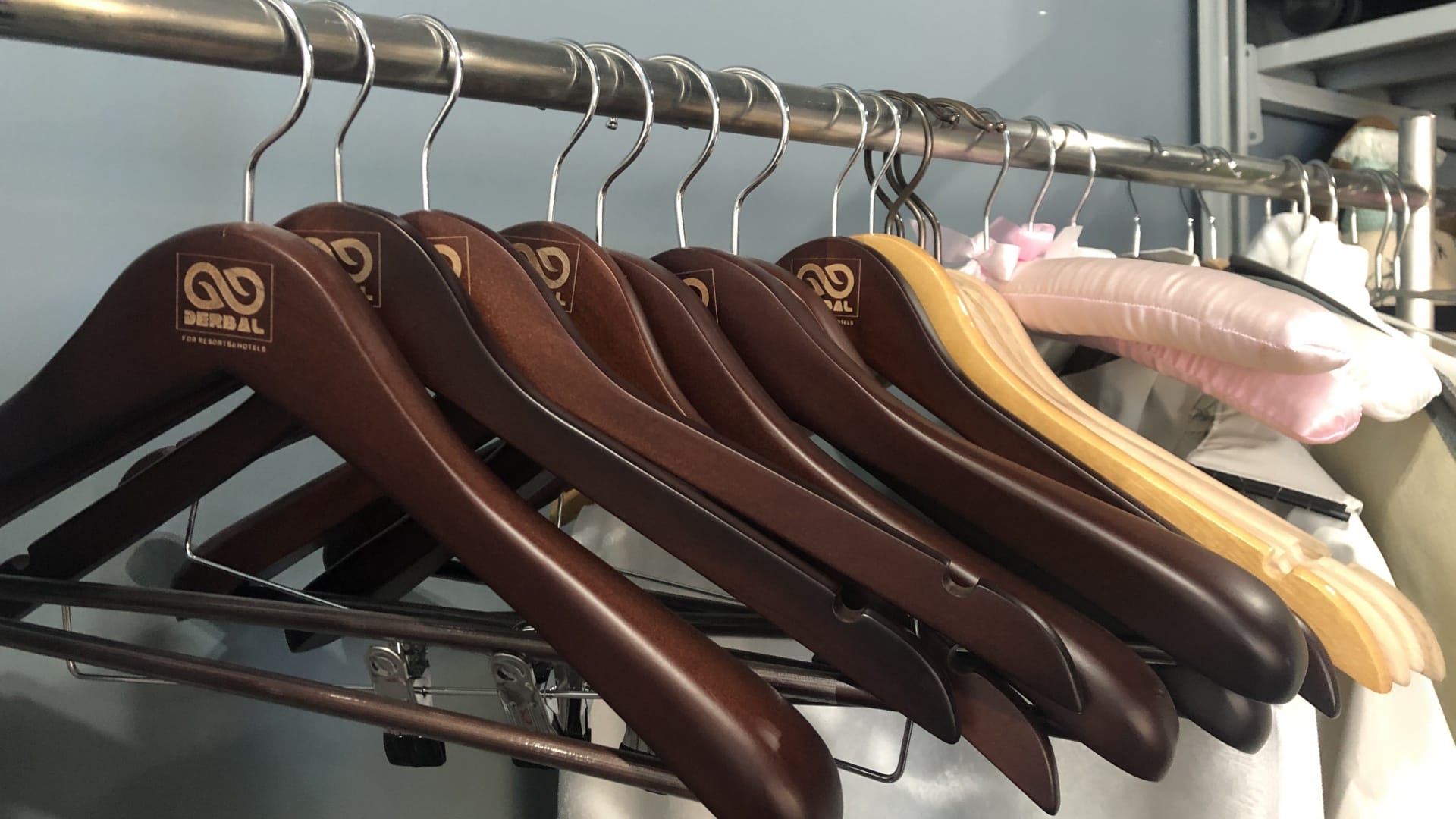 Derbal Wooden Hangers for luxury Hotels