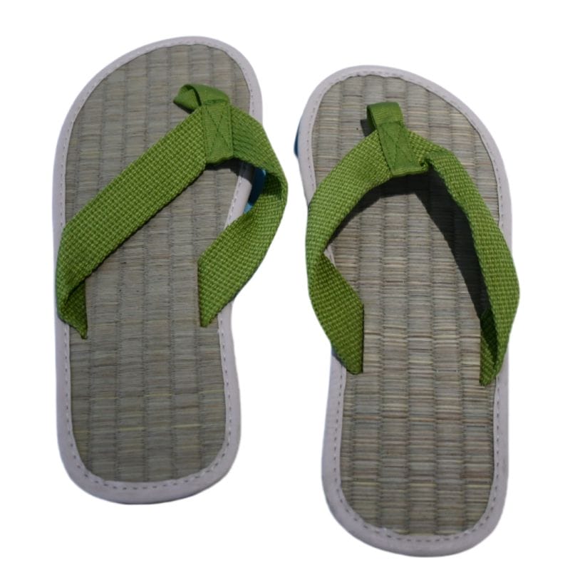 Eco-Friendly Outdoor Hotel Flip Flops - Customizable Non-Slip Straw & EVA Slippers