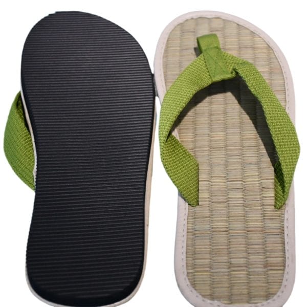 Eco-Friendly Outdoor Hotel Flip Flops - Customizable Non-Slip Straw & EVA Slippers