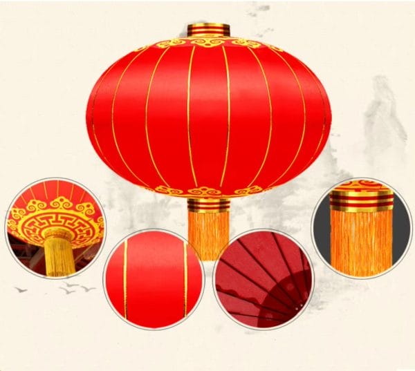 Large Traditional Chinese Outdoor Red Lanterns