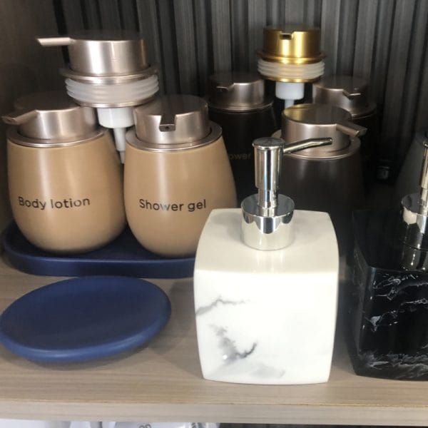 luxury soap dispenser for JW Marriott